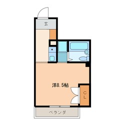 大口平和マンションの物件間取画像